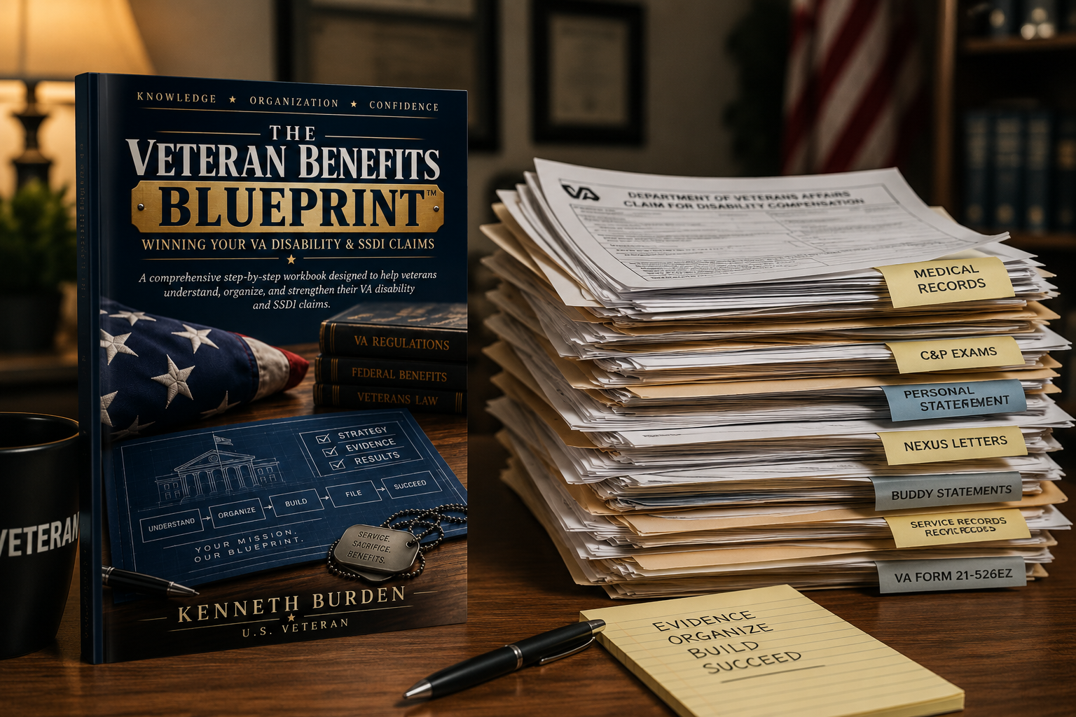 The Book book with paperwork